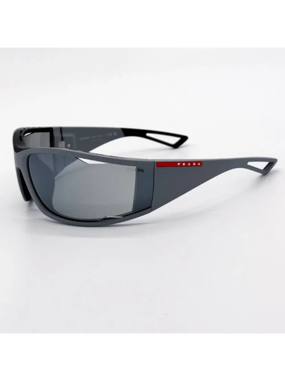 New Prada Linea Rossa Sunglasses PSA04S 13Z05A With Fabric Chain